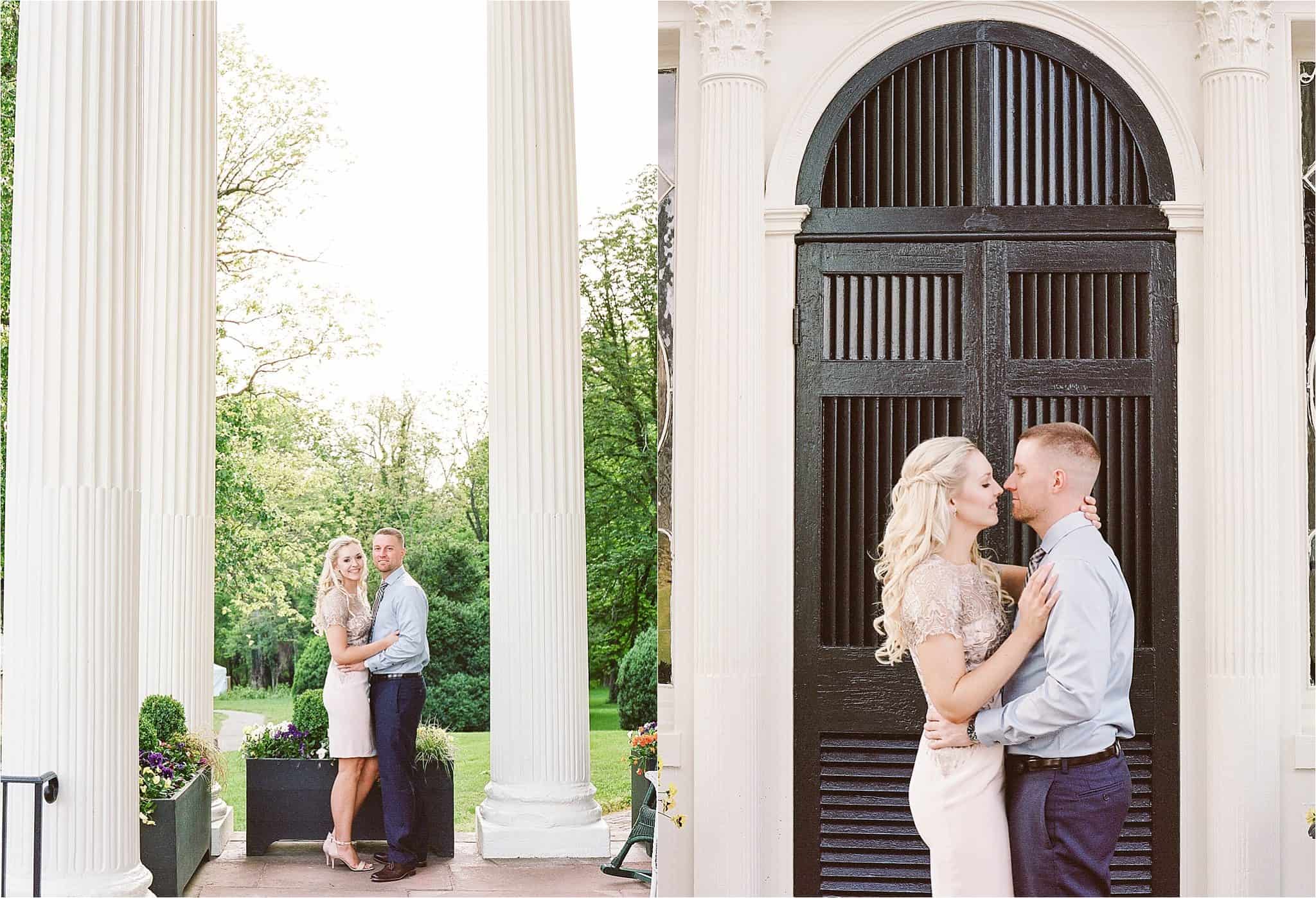 oatlands plantation leesburg virginia engagement portraits