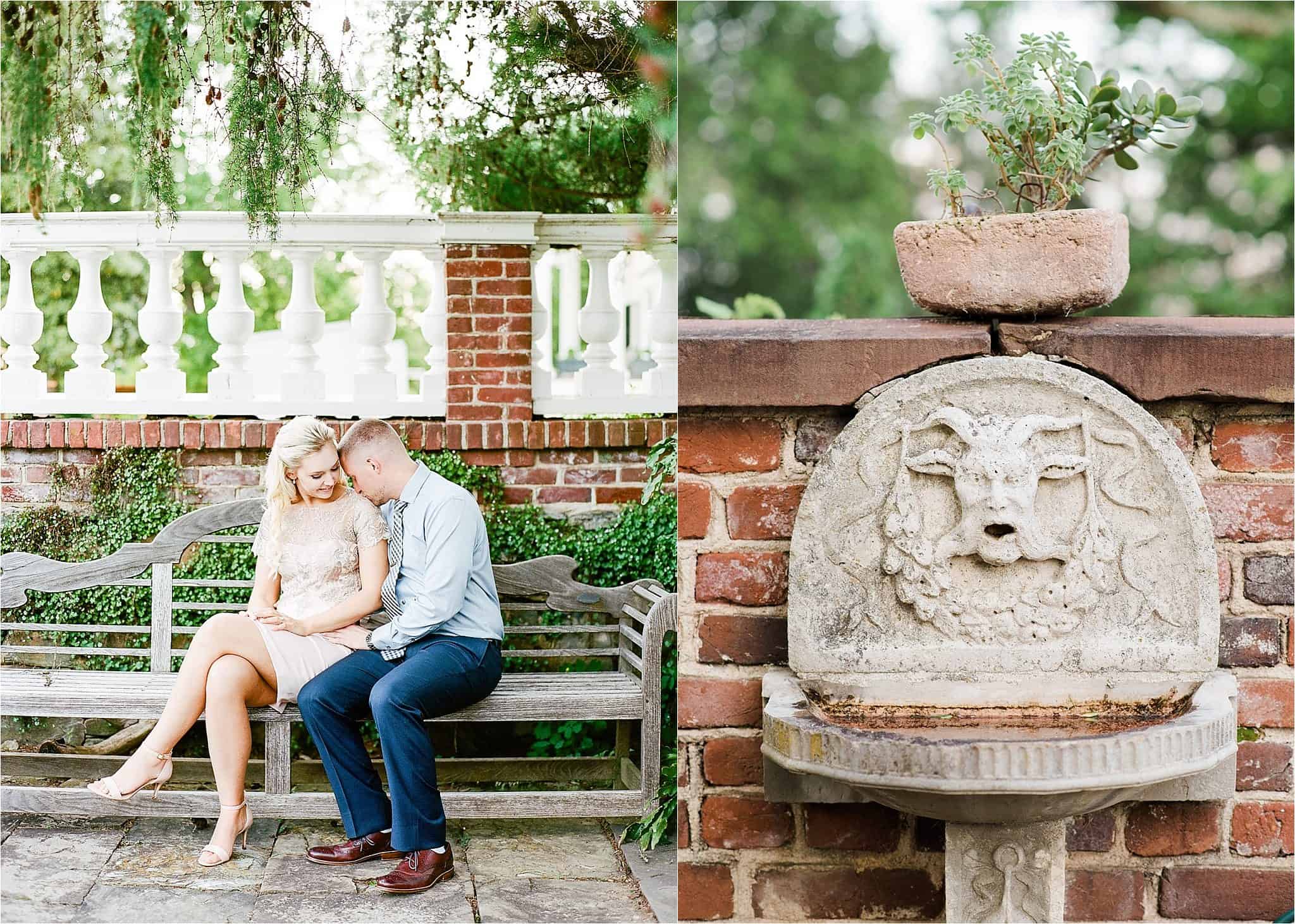 oatlands plantation leesburg virginia engagement portraits