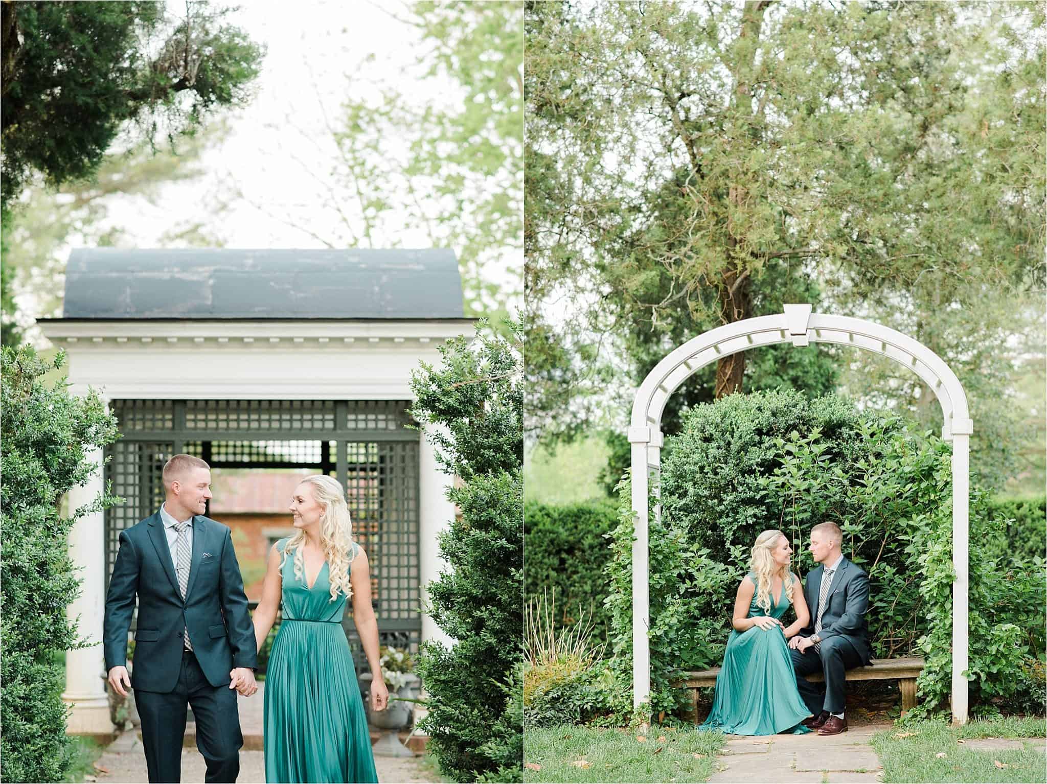 oatlands plantation leesburg virginia engagement portraits