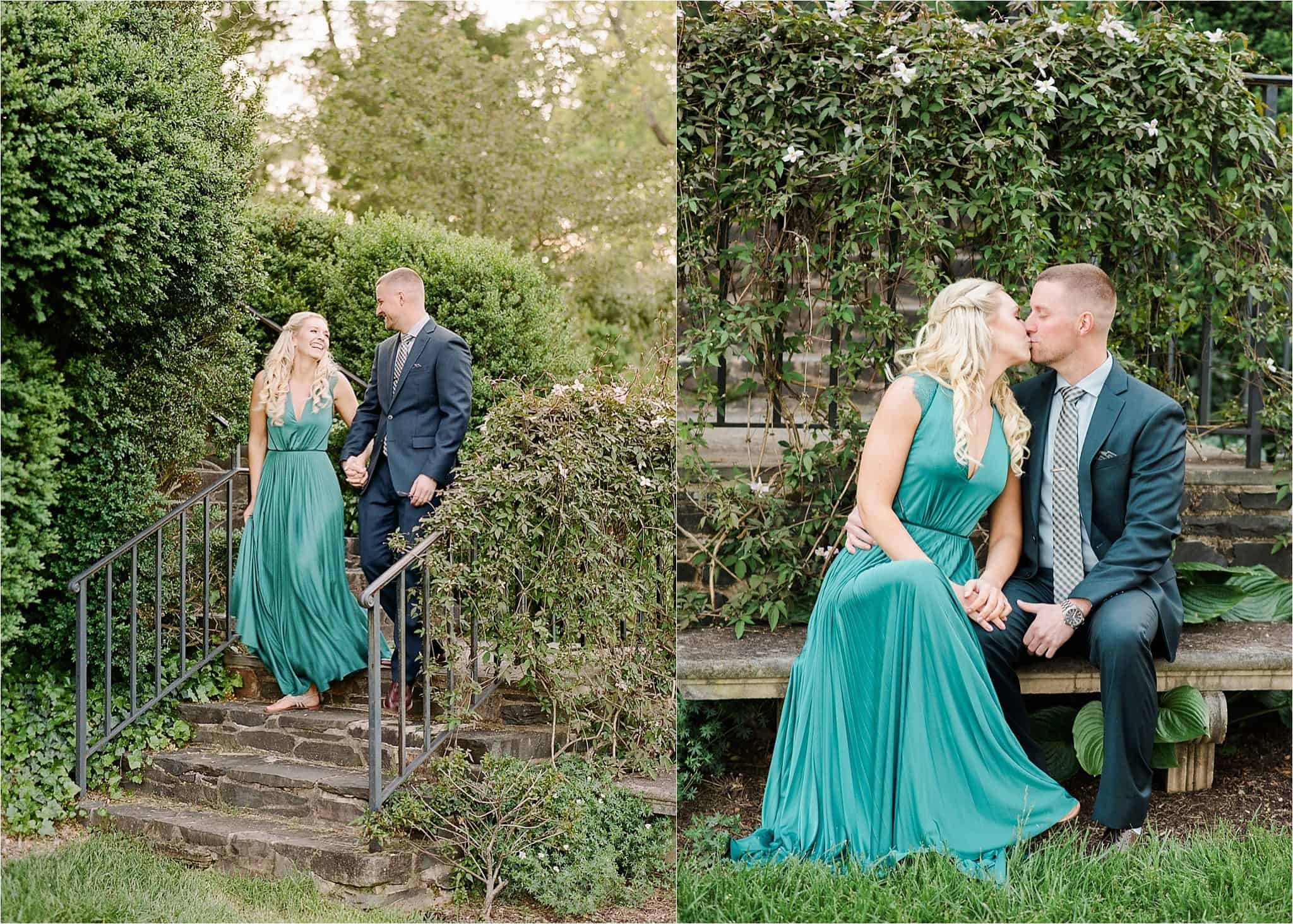 oatlands plantation leesburg virginia engagement portraits