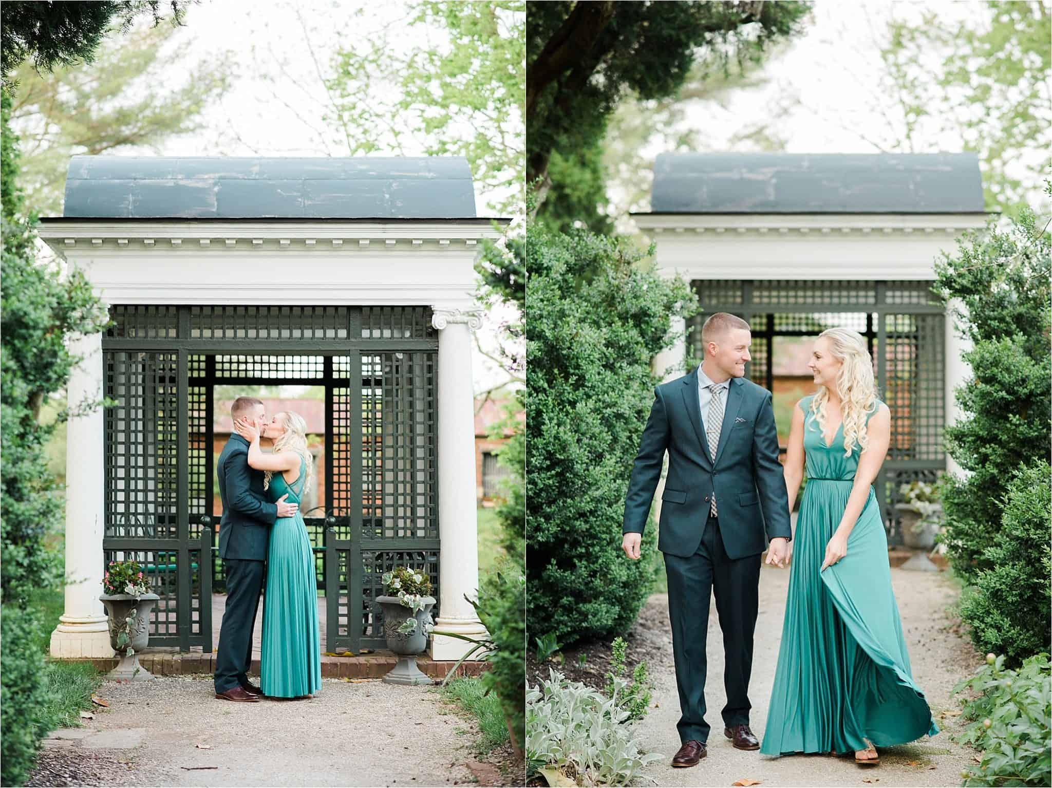 oatlands plantation leesburg virginia engagement portraits