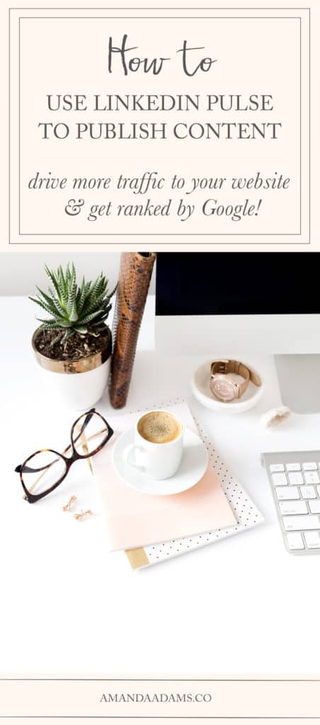 use linkedin pulse to drive traffic