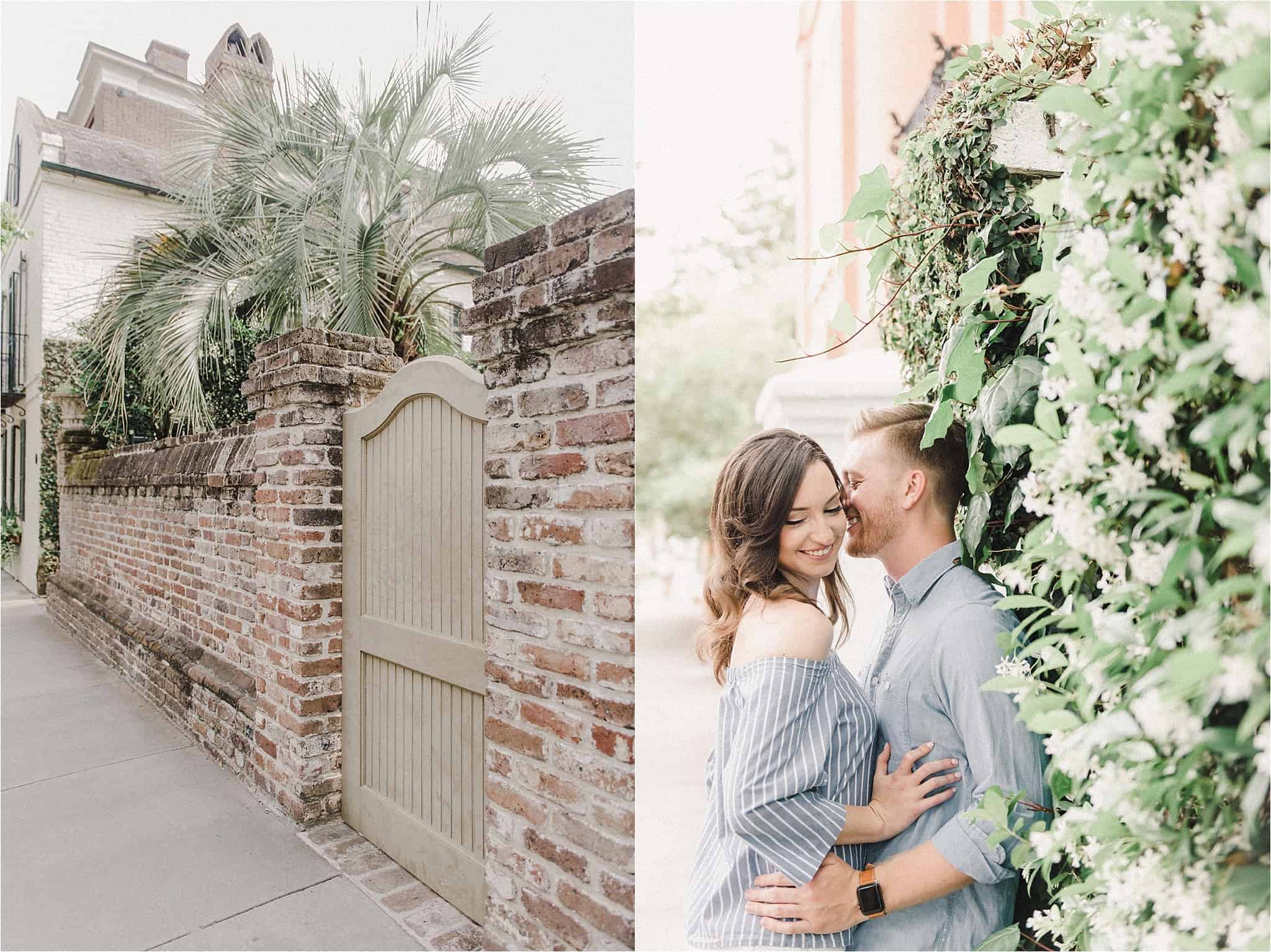 Downtown Charleston South Carolina Engagement Portraits
