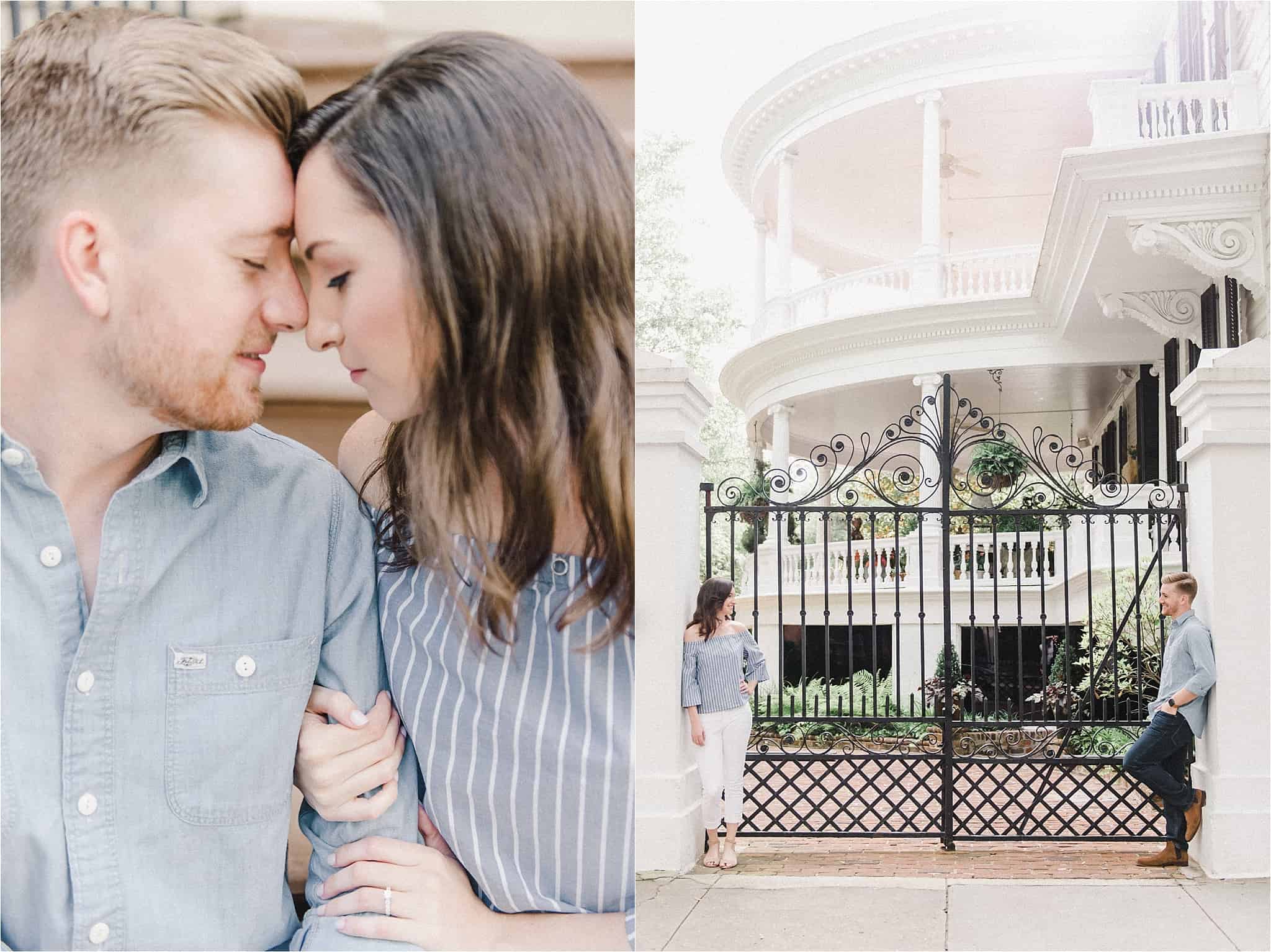 Downtown Charleston South Carolina Engagement Portraits