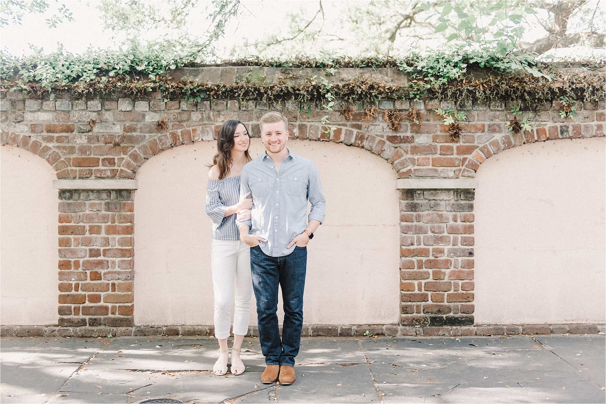 Downtown Charleston South Carolina Engagement Portraits