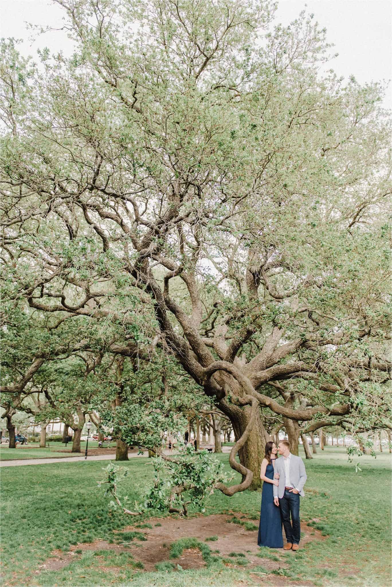 Downtown Charleston South Carolina Engagement Portraits