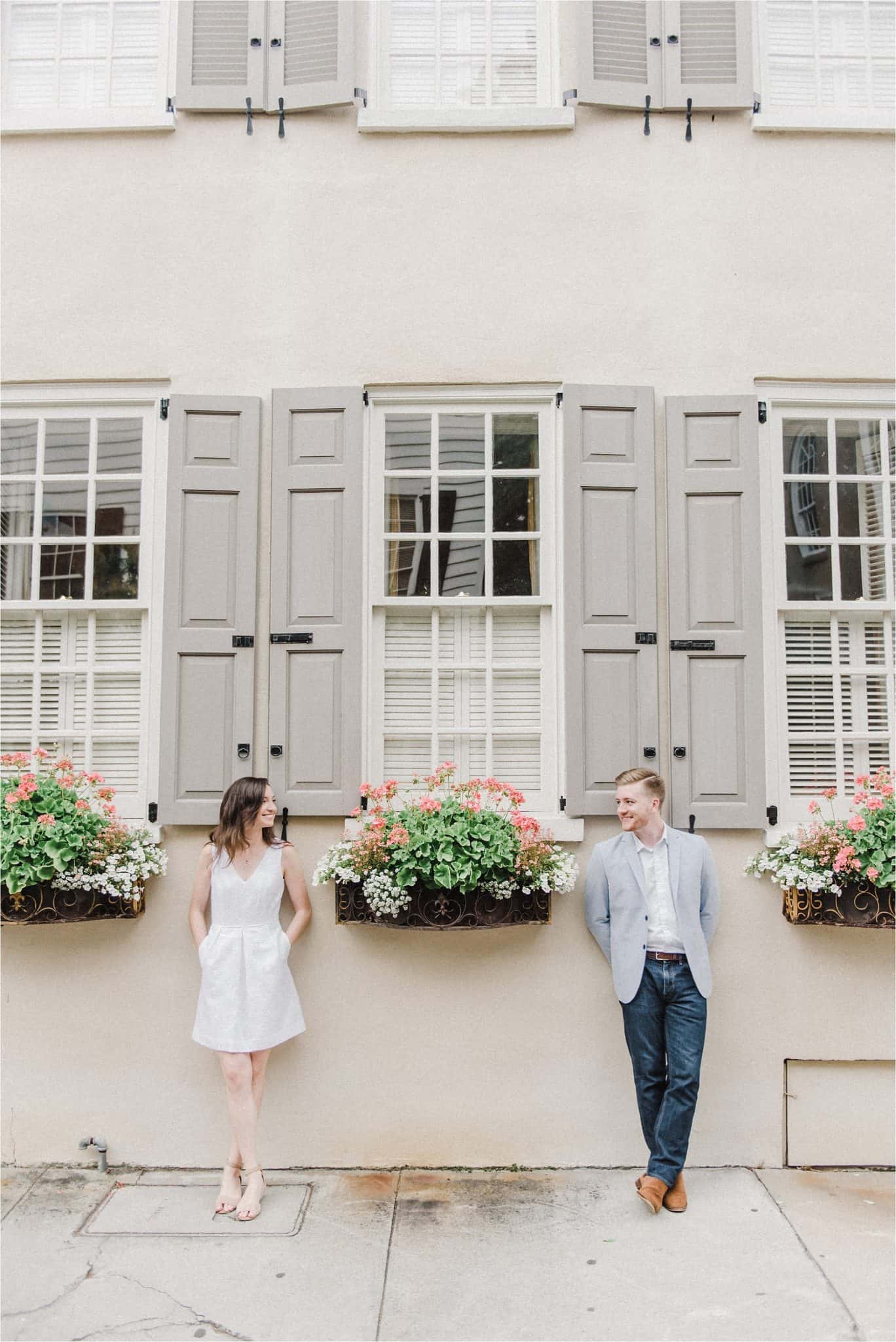 Downtown Charleston South Carolina Engagement Portraits