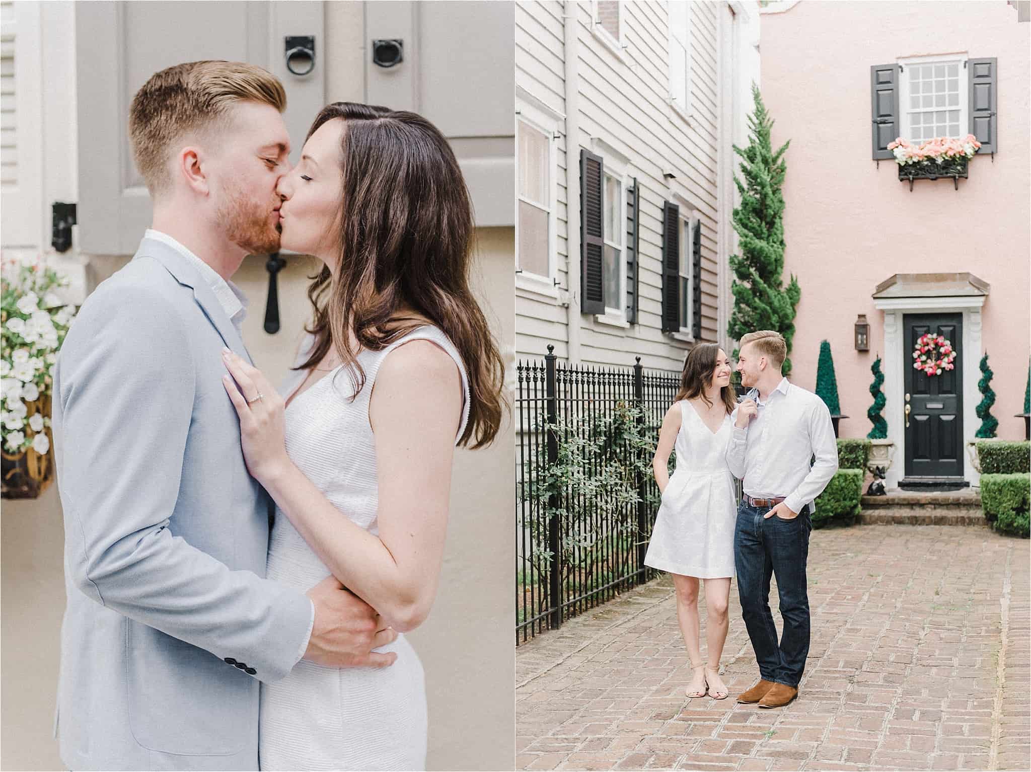 Downtown Charleston South Carolina Engagement Portraits