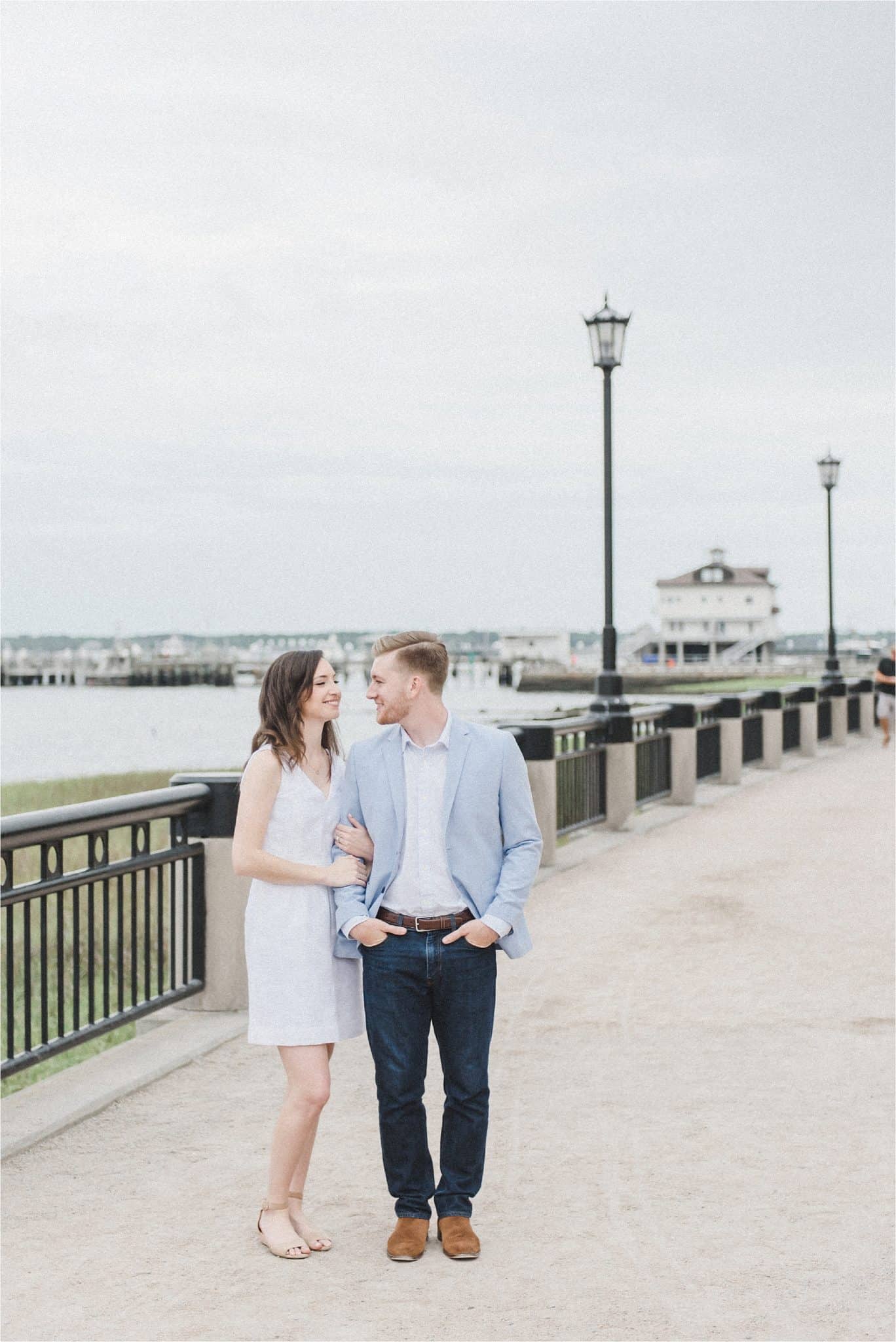 Downtown Charleston South Carolina Engagement Portraits