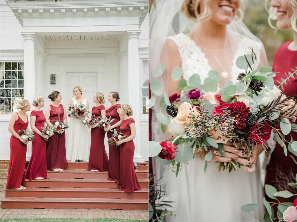 Fall Woodlawn Estate wedding in Maryland photographed by Amanda Adams Photography